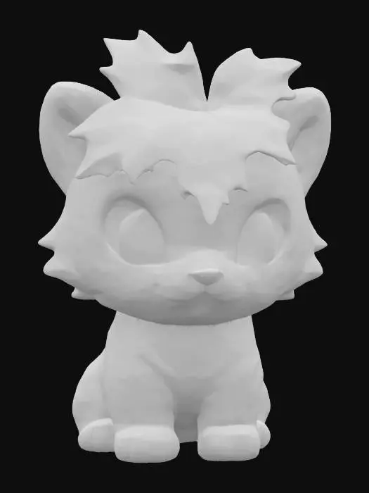 3D model for Autumn Tiger Cub