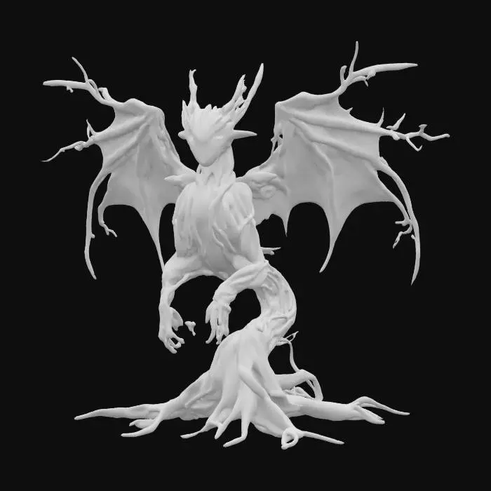 3D model for Woodland Dragon Guardian