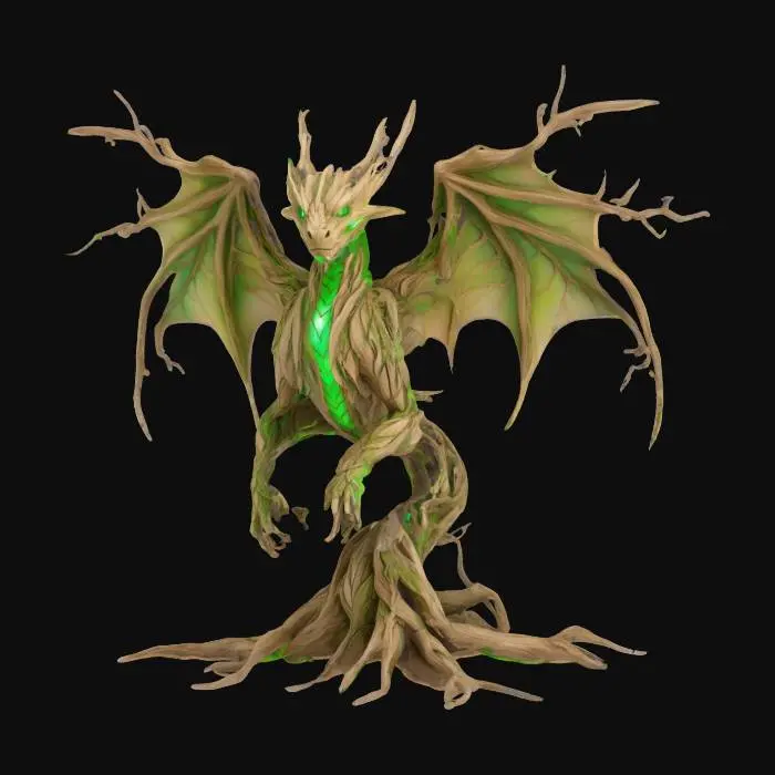 3D model for Woodland Dragon Guardian