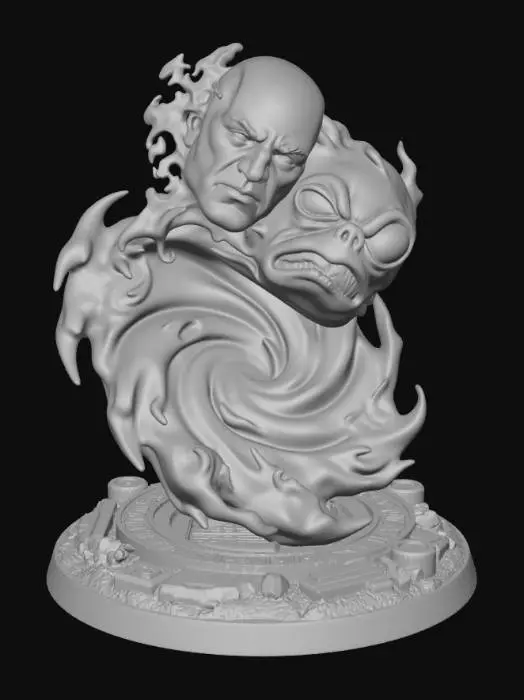 3D model for LORD CHAOS Y EL AMO DEL ORDEN - ENTIDADES CÓSMICAS - BY RAIAL