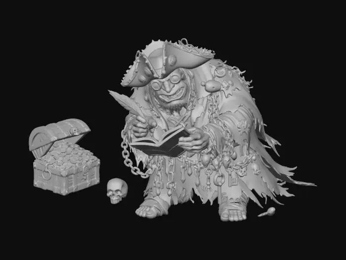 3D model for The Scribe of the Sunken Hoard