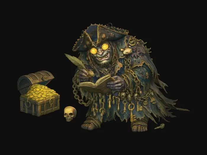 3D model for The Scribe of the Sunken Hoard