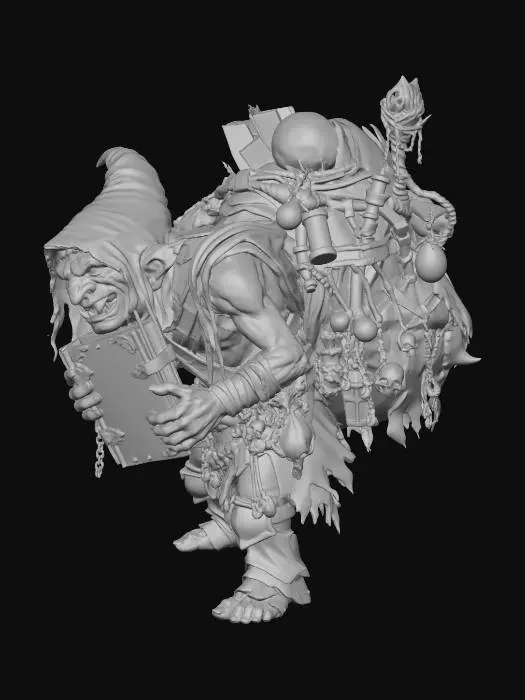 3D model for Forest Goblin Sage