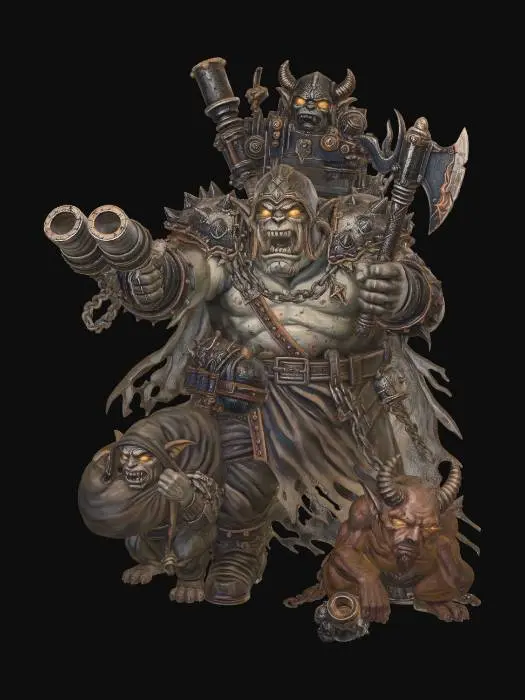 3D model for Flamebound Warband