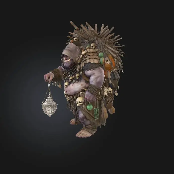 3D model for Skullbound Lantern Keeper