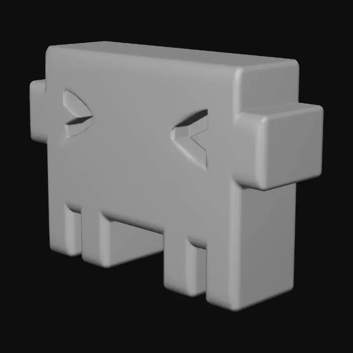 3D model for Pixel Creature