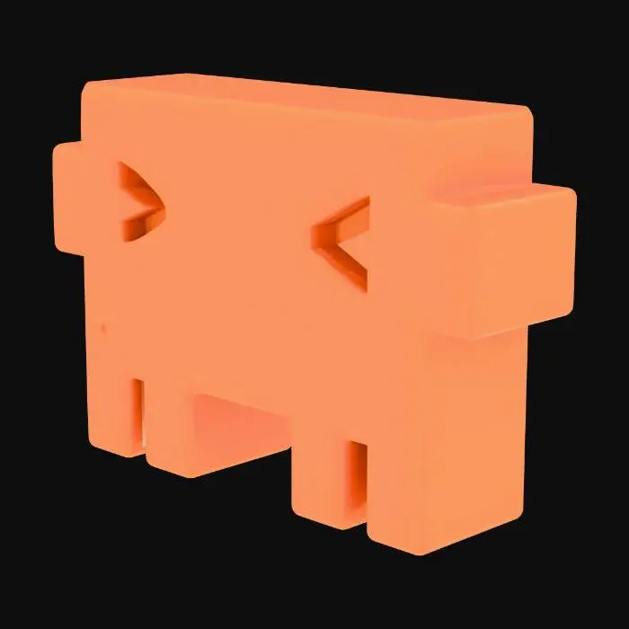 3D model for Pixel Creature