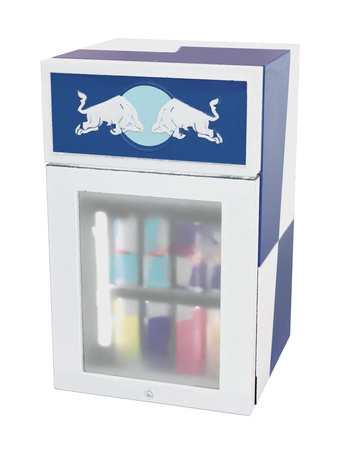 Weathered Redbull Fridge - Tag 3D model, vytvořený pomocí AI