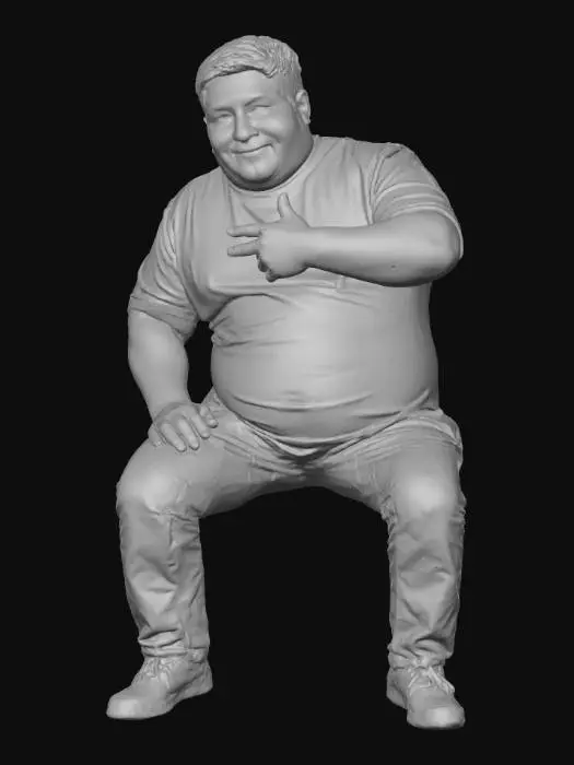 3D model for Game Enthusiast Pose