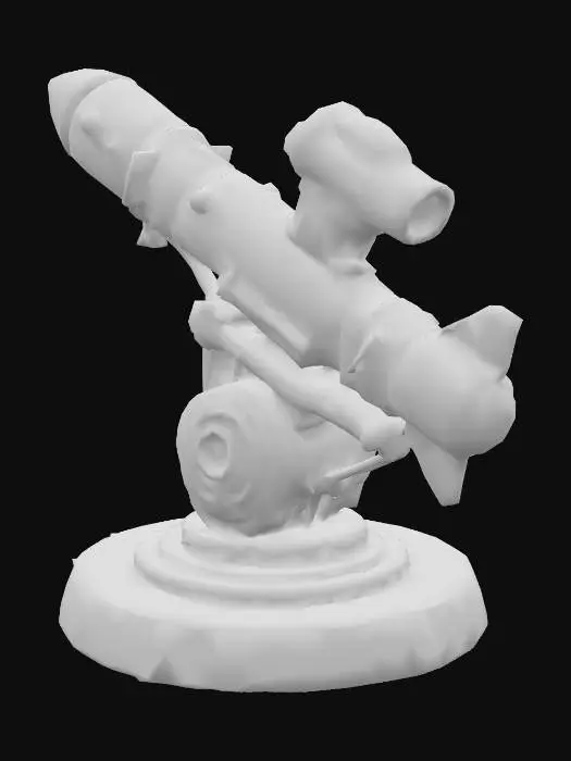 3D model for Surface to Air Missile Launcher