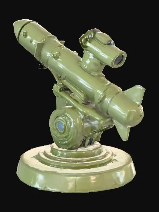 3D model for Surface to Air Missile Launcher