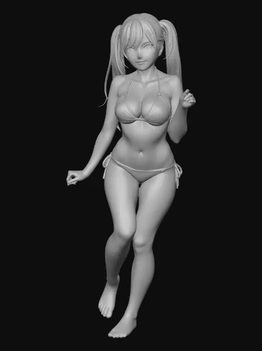 3D model for Sunlit Beach Portrait