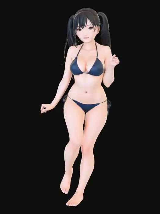 3D model for Sunlit Beach Portrait
