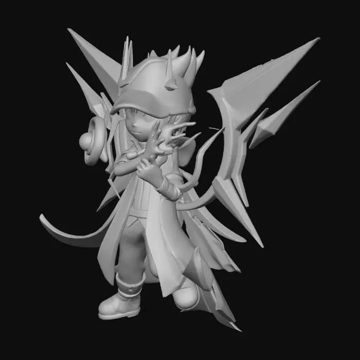 3D model for Sunburst boboiboy