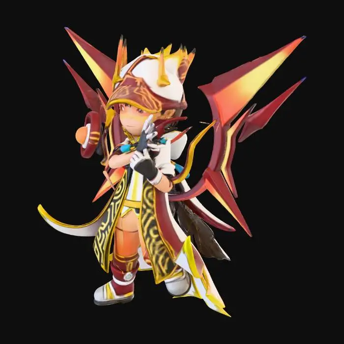 3D model for Sunburst boboiboy