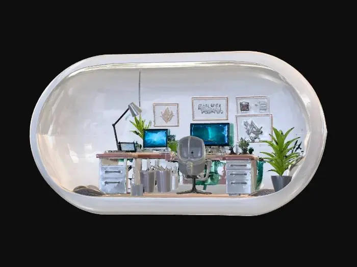 3D model for Bubble Office on the Beach