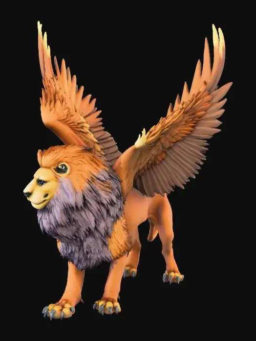 3D model for Genera un grifone ultra realistico ed ultra dettagliato