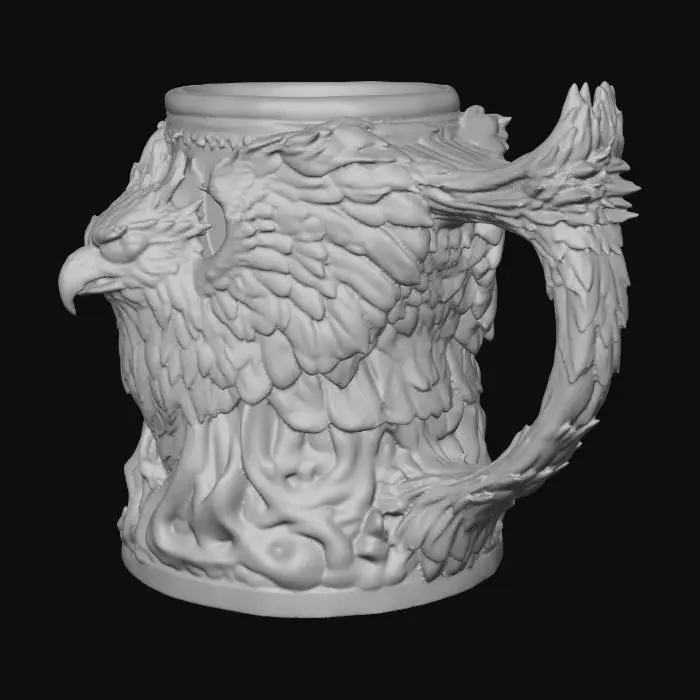 3D model for Phoenix Mug