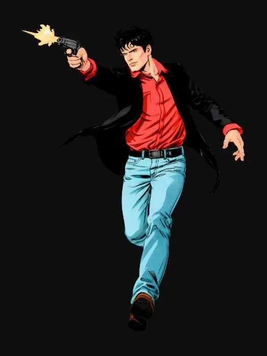 3D model for Running Gunman