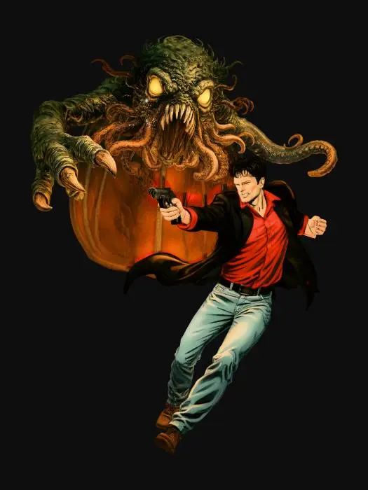 3D model for Dylan Dog and Monster