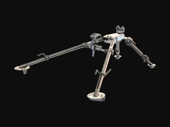 3D model for 12.7 m2 browning uçaksavar sehpası