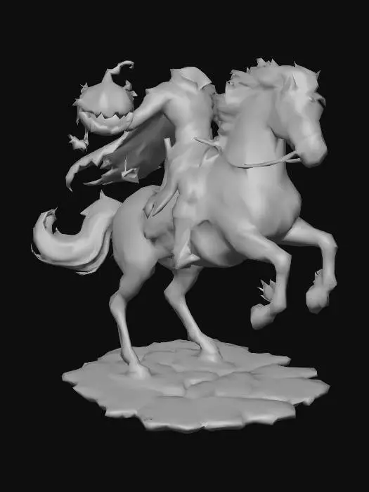 3D model for Headless Halloween Rider, #halloween2025#