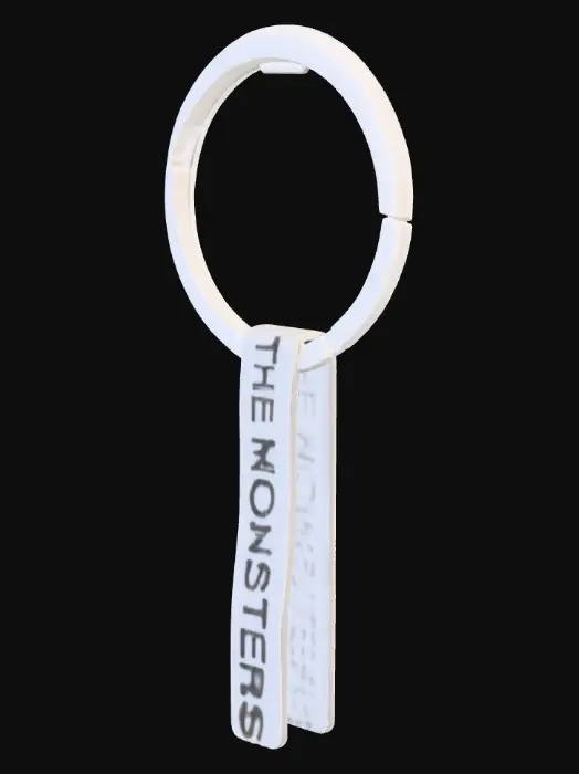 3D model for Keychain with Strap