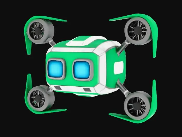 3D model for Quadcopter Buddy