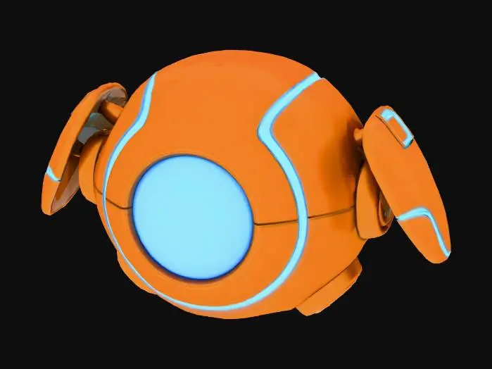 3D model for Green Orb Bot