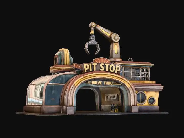 3D model for PIT STOP