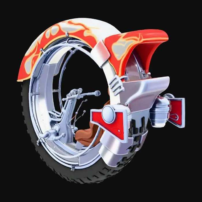 3D model for Firewheel Cruiser