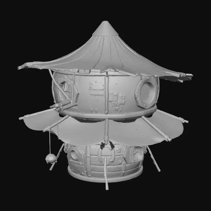 3D model for Steampunk Treehouse