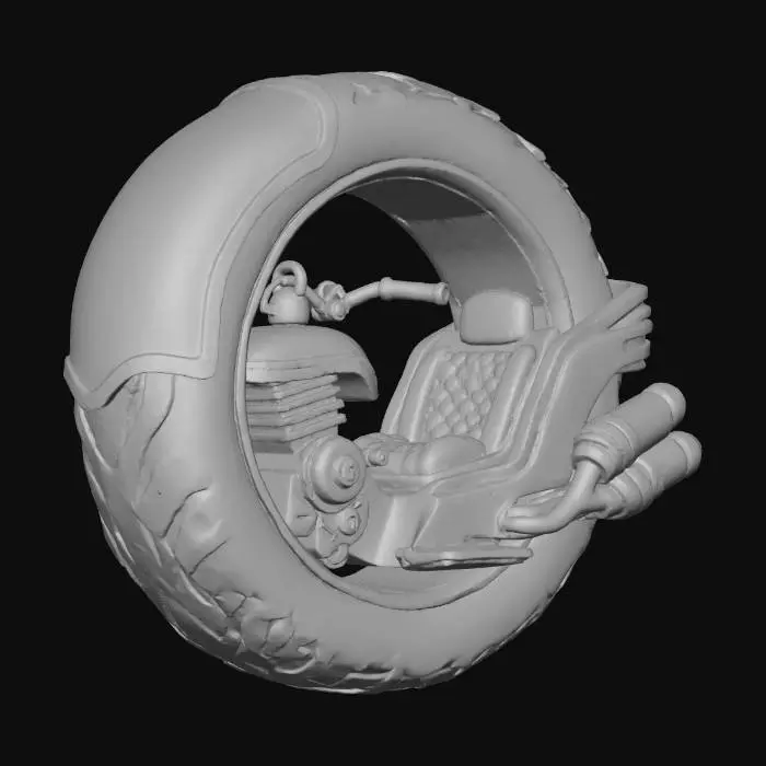 3D model for Velocity Sphere Cycle