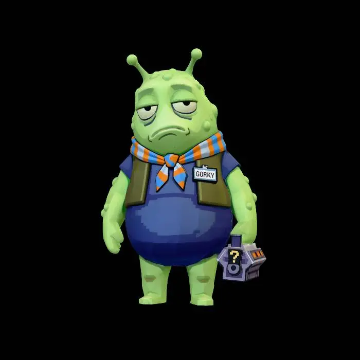 3D model for Gorky the Galactic VENDOR
