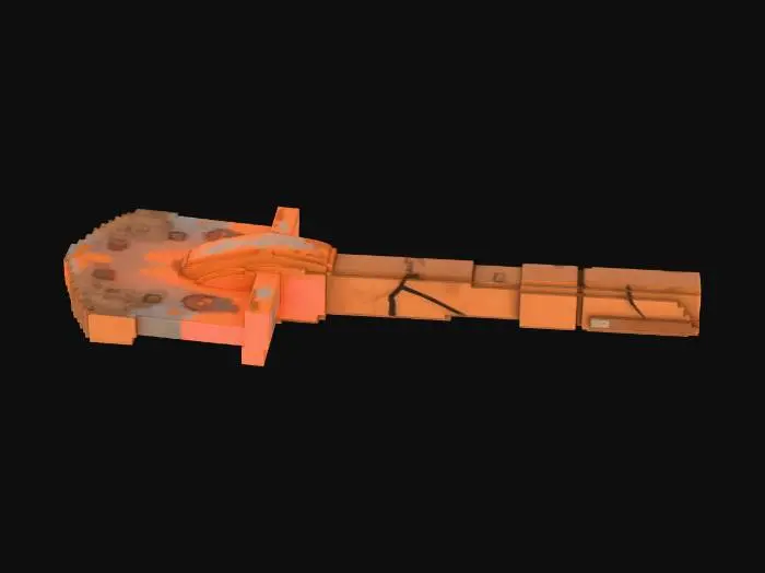 3D model for Rusty Shovel