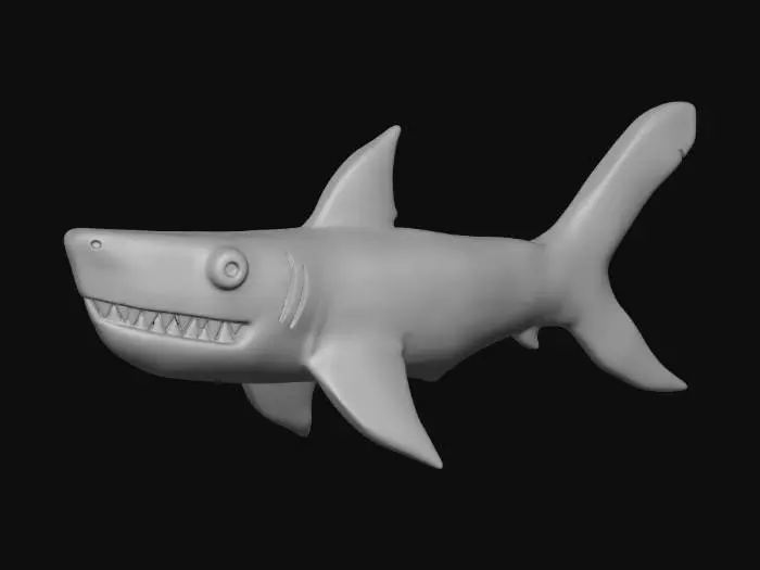 3D model for swimming beast