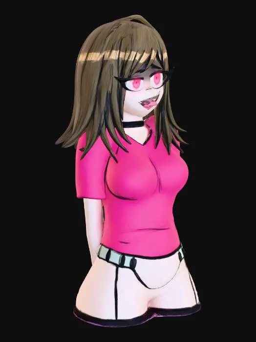 3D model for red shirt