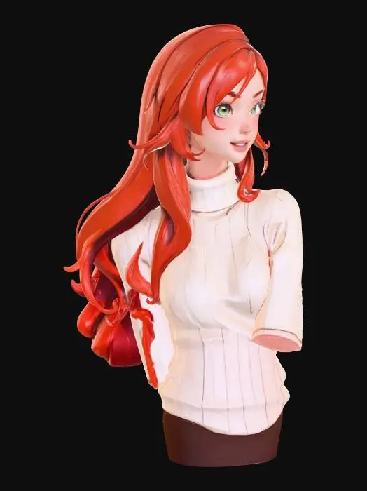 3D model for soft and cuddly