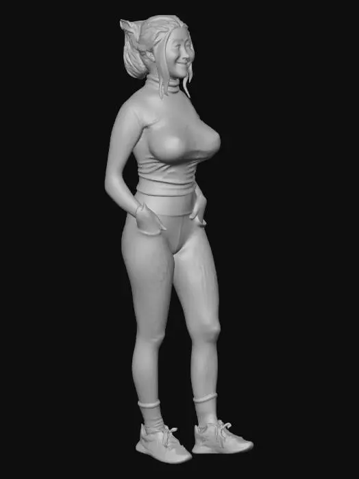 3D model for casual photoshoot