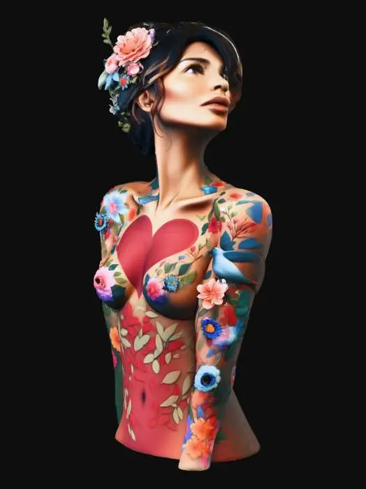 3D model for tattoo