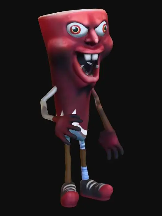 3D model for steak monster