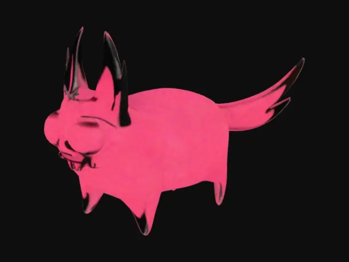 3D model for Alastor's cat