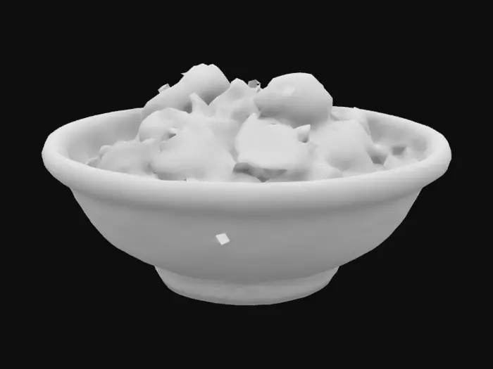 3D model for A bowl of jambalaya