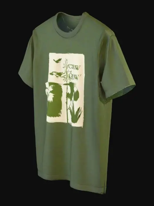 3D model for Growth and Nature Tee
