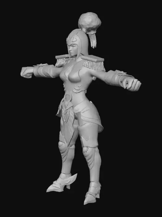 3D model for Warrior Sentinel