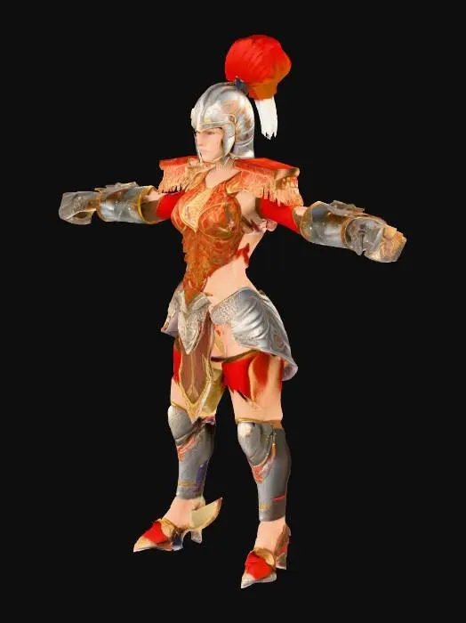 3D model for Warrior Sentinel