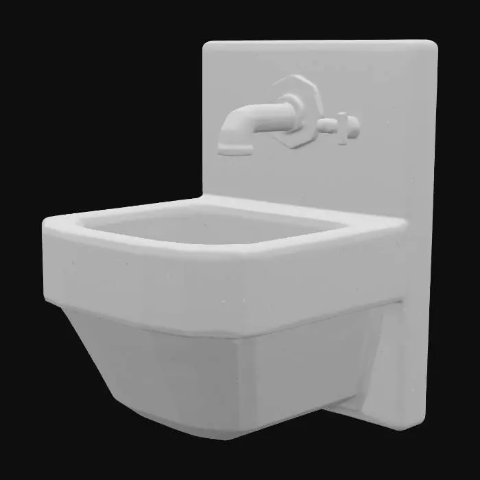 3D model for Rustic Basin