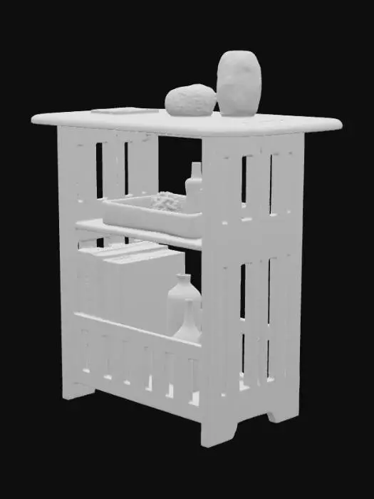3D model for Minimalist Shelf Display