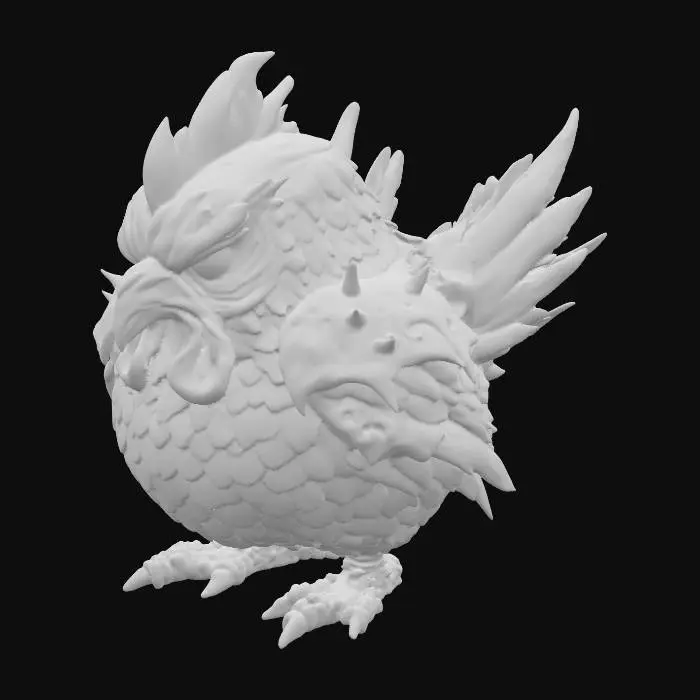 3D model for Warrior Rooster