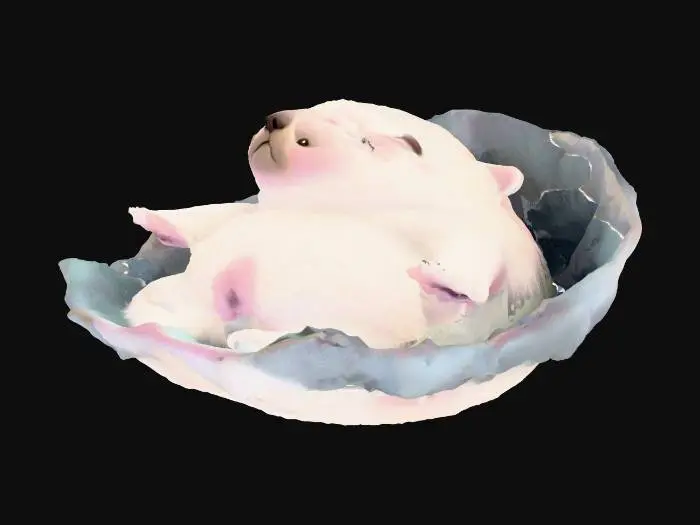 3D model for Snoozy Puppy Nap
